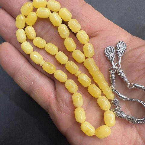 Kaliningrad Damla Kehribar Kapsül Tespih 6,5*9,5 (mm)-7