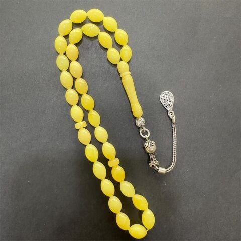 Kaliningrad Damla Kehribar Beyzi Tespih 6,5*9,5 (mm)-1