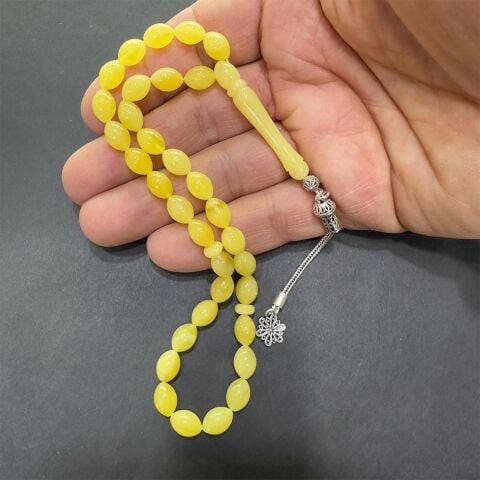 Kaliningrad Damla Kehribar Beyzi Tespih 6,5*9,5 (mm)-2