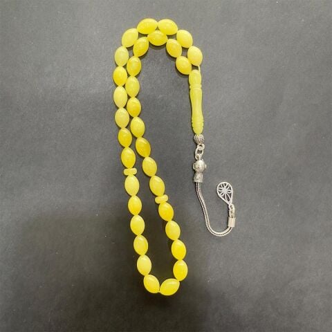 Kaliningrad Damla Kehribar Beyzi Tespih 6,5*9,5 (mm)-3