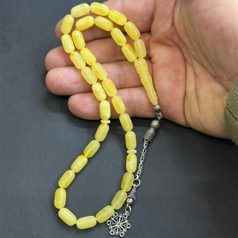 Kaliningrad Damla Kehribar Kapsül Tespih 6,5*11,5 (mm)