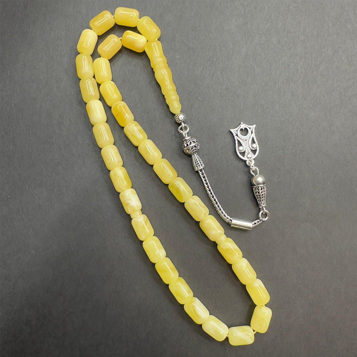 Kaliningrad Damla Kehribar Kapsül Tespih 6,5*9 (mm)