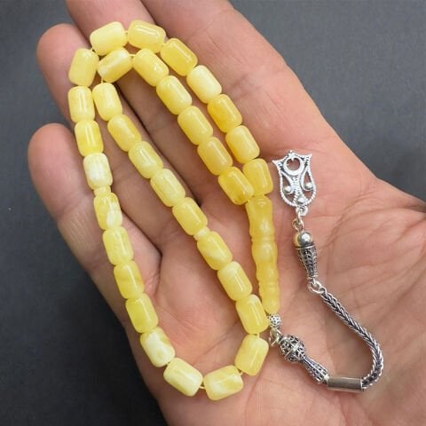 Kaliningrad Damla Kehribar Kapsül Tespih 6,5*9 (mm)