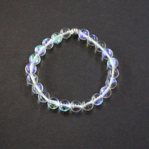 Mavi Aura Kuvars Doğaltaş Bileklik