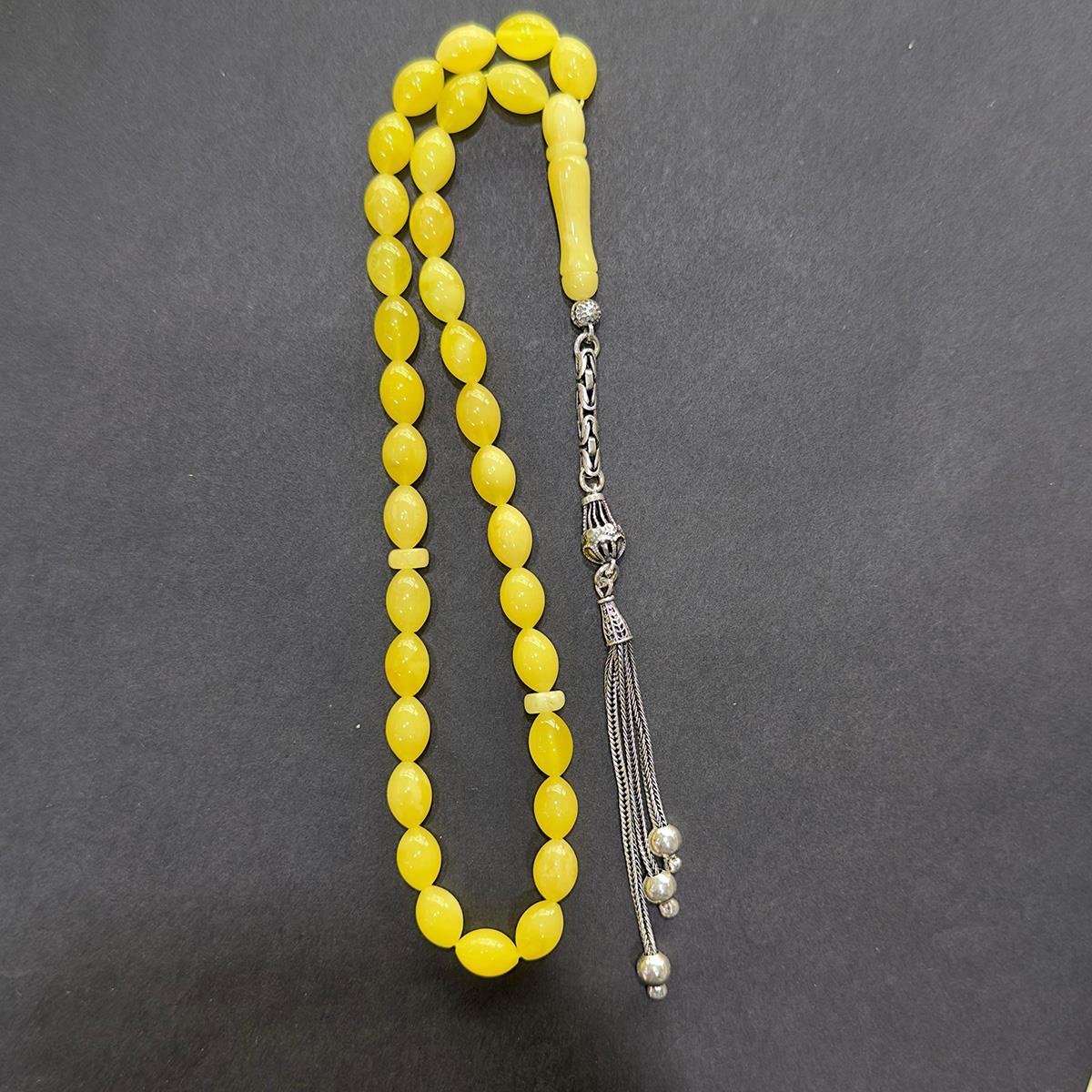 Kaliningrad Damla Kehribar Beyzi Tespih 6.5*9.5 (mm)-2