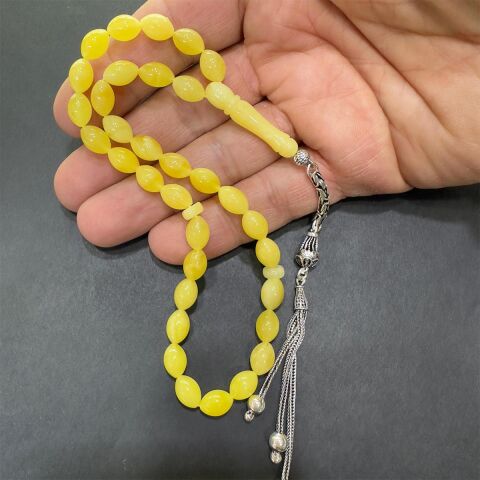 Kaliningrad Damla Kehribar Beyzi Tespih 6.5*9.5 (mm)-2