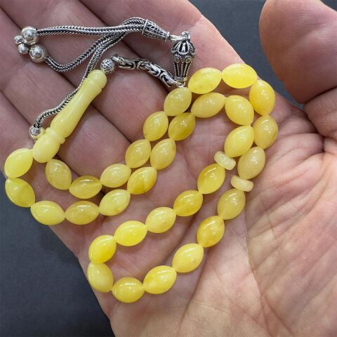 Kaliningrad Damla Kehribar Beyzi Tespih 6.5*9.5 (mm)-2