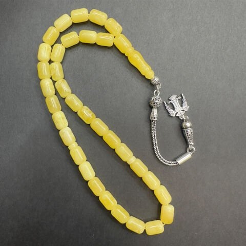 Kaliningrad Damla Kehribar Kapsül Tespih 6,5*9 (mm)-1