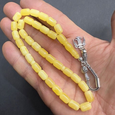 Kaliningrad Damla Kehribar Kapsül Tespih 6,5*9 (mm)-1