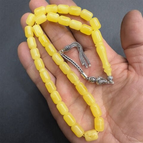 Kaliningrad Damla Kehribar Kapsül Tespih 7,5*10 (mm)