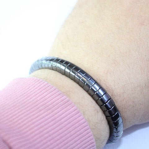 Hematit Rolex Doğal Taş Bileklik Özel Kesim