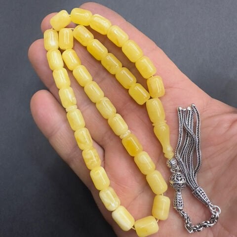 Kaliningrad Damla Kehribar Kapsül Tespih 7,5*10 (mm)-1