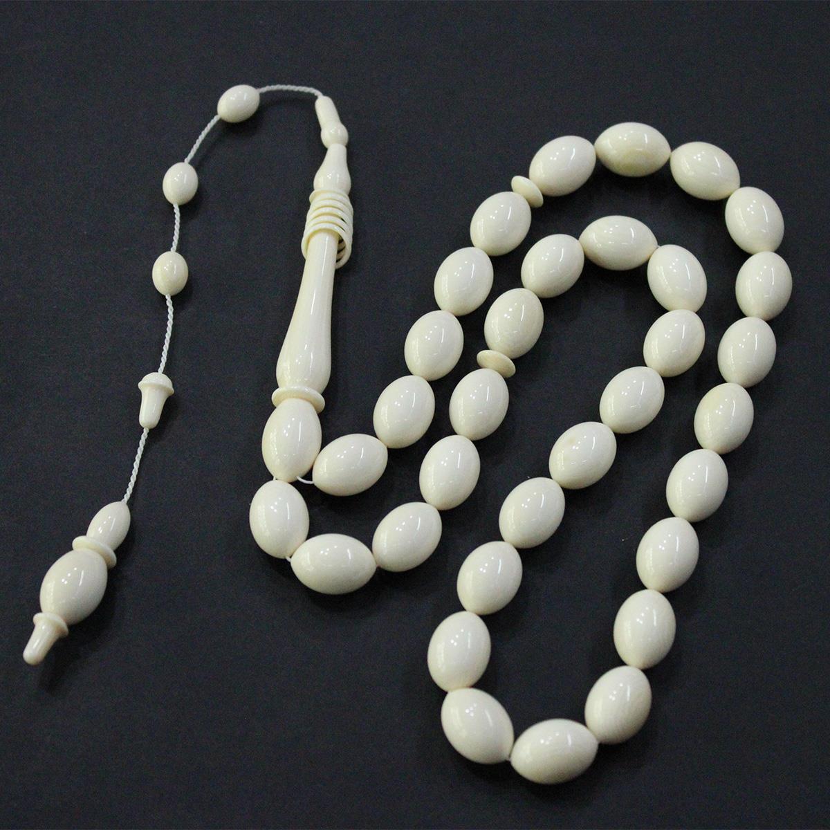 Usta İşçilikli Fil Dişi Tespih 11,5*16,5 (mm)