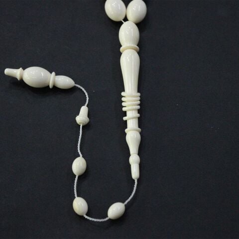 Usta İşçilikli Fil Dişi Tespih 11,5*16,5 (mm)