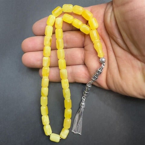 Kaliningrad Damla Kehribar Kapsül Tespih 7,5*10 (mm)-2