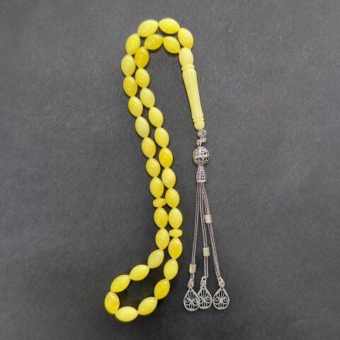 Kaliningrad Damla Kehribar Beyzi Tespih 6.5*9.5 (mm)-4