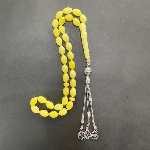 Kaliningrad Damla Kehribar Beyzi Tespih 6.5*9.5 (mm)-4