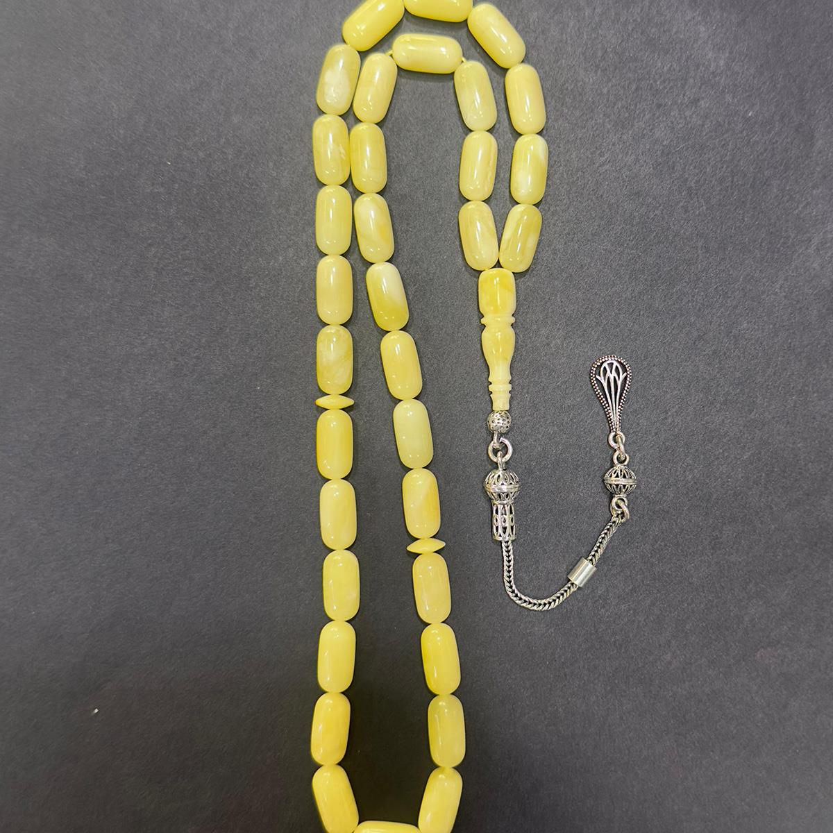 Kaliningrad Damla Kehribar Kapsül Tespih 6*11,5 (mm)