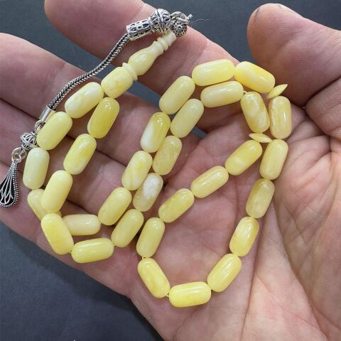 Kaliningrad Damla Kehribar Kapsül Tespih 6*11,5 (mm)