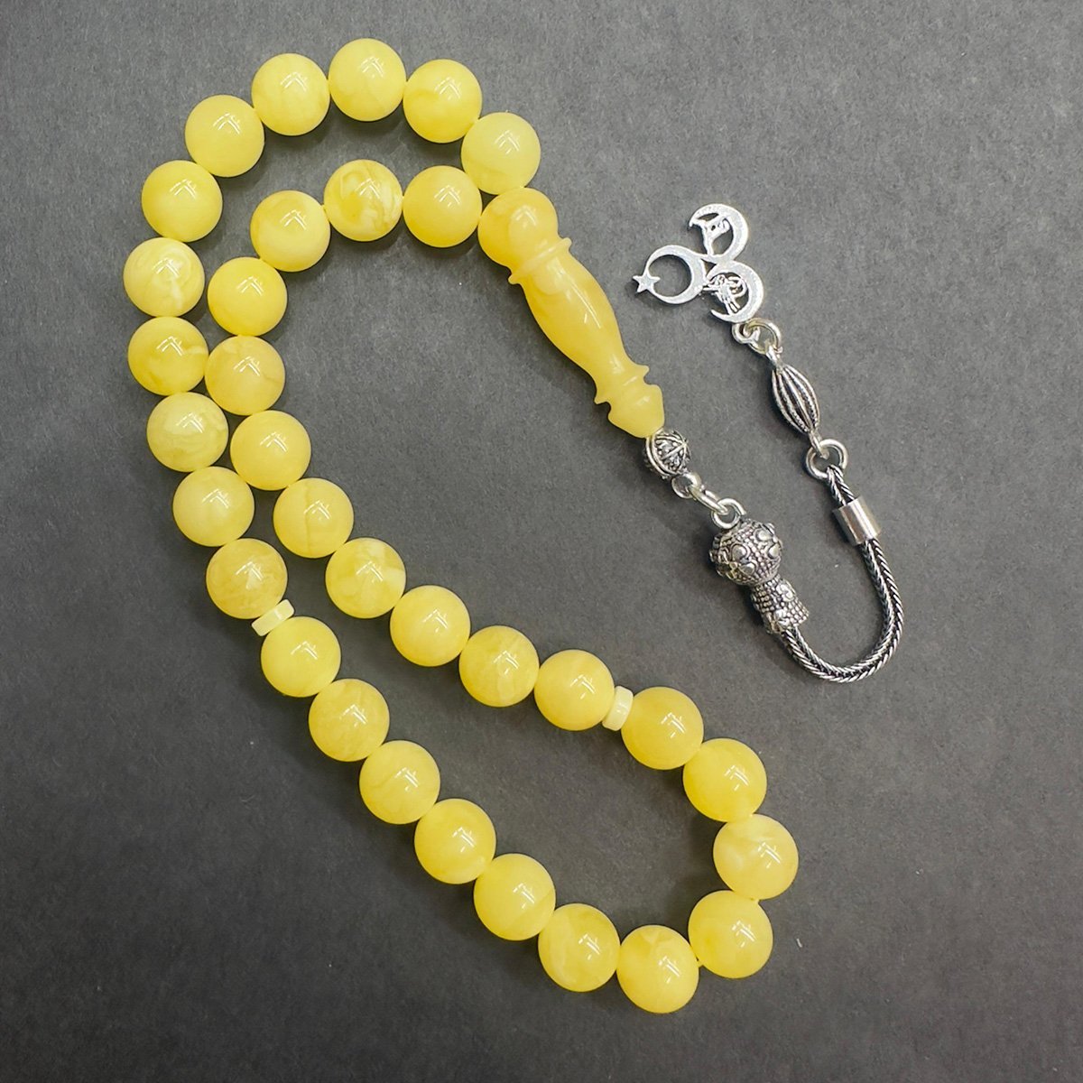 Kaliningrad Damla Kehribar Küre Tespih 8 (mm)