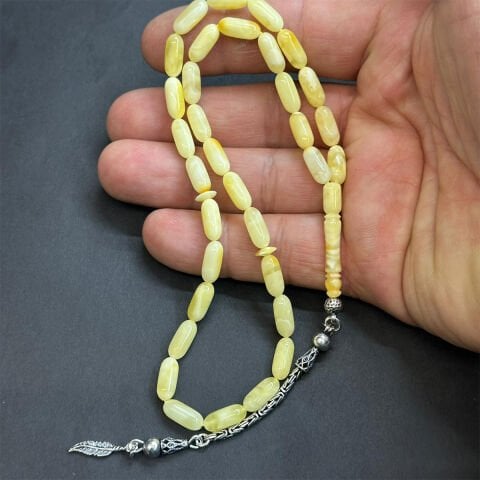 Kaliningrad Damla Kehribar Kapsül Tespih 5*11 (mm)