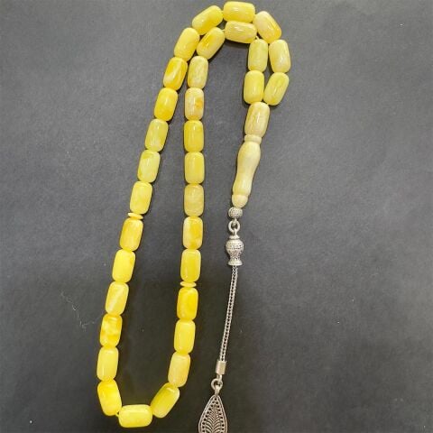 Kaliningrad Damla Kehribar Kapsül Tespih 6,5*11 (mm)