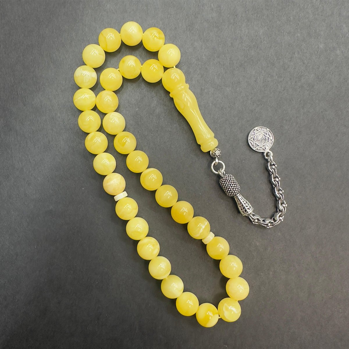 Kaliningrad Damla Kehribar Küre Tespih 8,5 (mm)