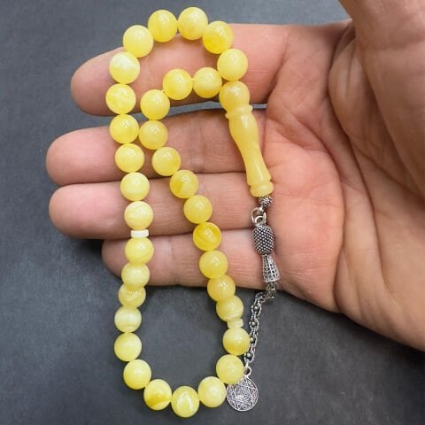 Kaliningrad Damla Kehribar Küre Tespih 8,5 (mm)