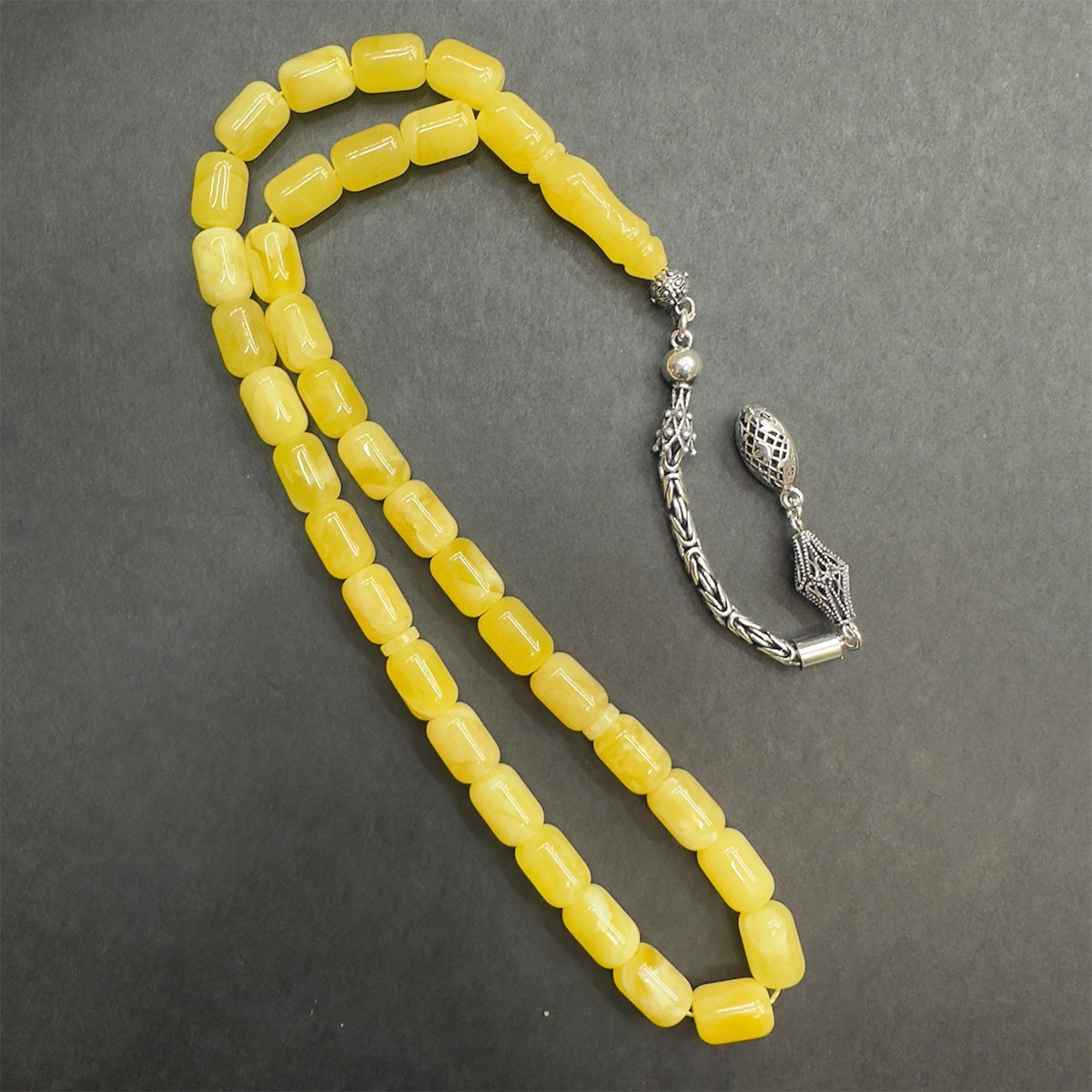 Kaliningrad Damla Kehribar Kapsül Tespih 8*11 (mm)