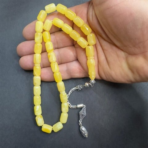 Kaliningrad Damla Kehribar Kapsül Tespih 8*11 (mm)