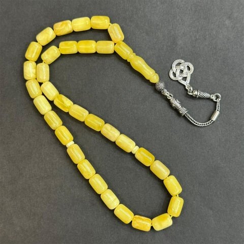 Kaliningrad Damla Kehribar Kapsül Tespih 6,5*9,5 (mm)-1