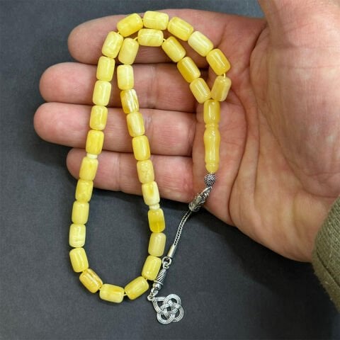 Kaliningrad Damla Kehribar Kapsül Tespih 6,5*9,5 (mm)-1