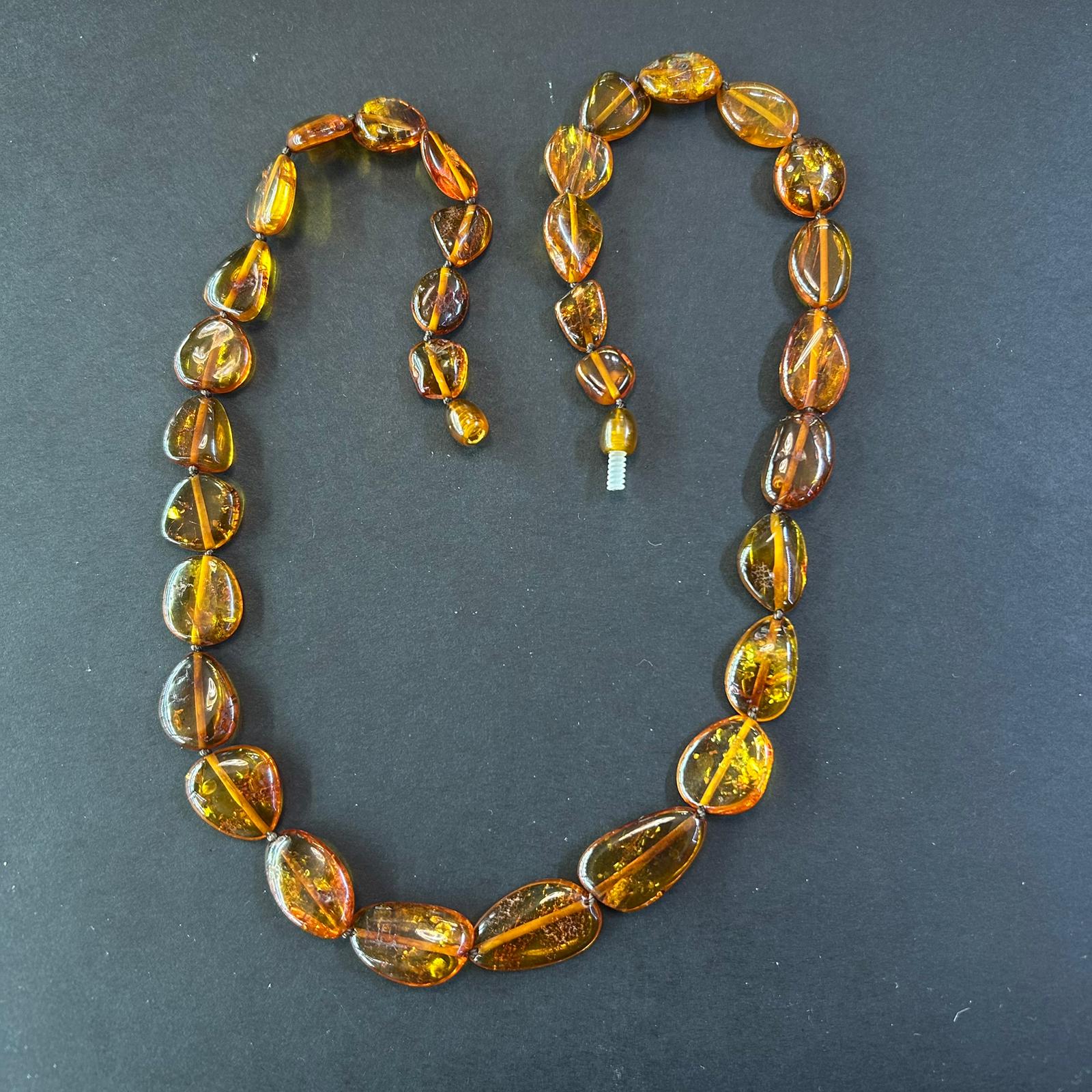 Konyak Kaliningrad Damla Kehribar Kolye 17 (gr)