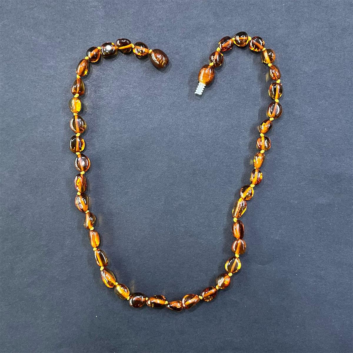 Ukrayna Damla Kehribar Konyak Bebek Kolye 4 (gr)