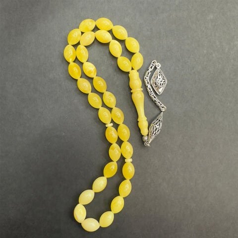 Kaliningrad Damla Kehribar Beyzi Tespih 8,5*12,5 (mm)