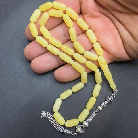 Kaliningrad Damla Kehribar Kapsül Tespih 6*13,5 (mm)