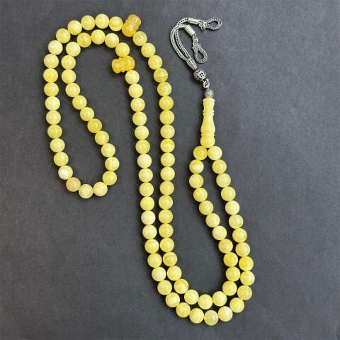 99 luk Kaliningrad Damla Kehribar Tespih 7 (mm)-1