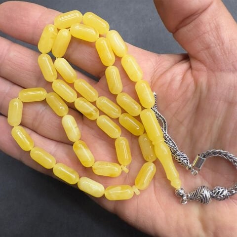 Kaliningrad Damla Kehribar Kapsül Tespih 6,5*13,5 (mm)-1