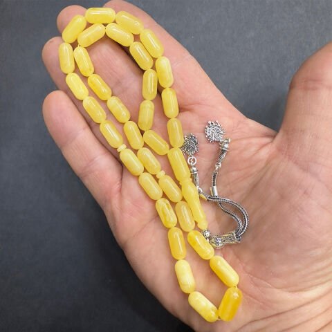 Kaliningrad Damla Kehribar Kapsül Tespih 6,5*13,5 (mm)-2