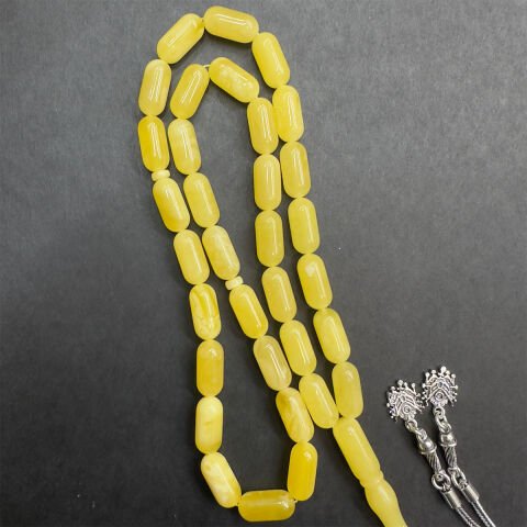 Kaliningrad Damla Kehribar Kapsül Tespih 6,5*13,5 (mm)-2