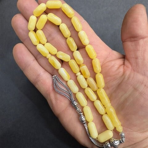 Kaliningrad Damla Kehribar Kapsül Tespih 6,5*13,5 (mm)-3