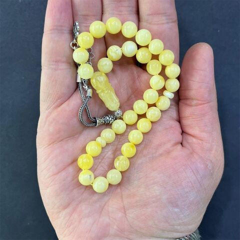 Kaliningrad Damla Kehribar Küre Tespih 8 (mm)