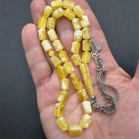 N.N Kaliningrad Damla Kehribar Tespih 7*10,5 (mm)