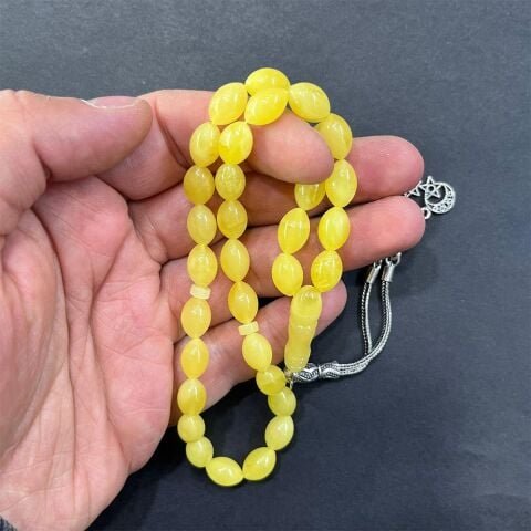 Kaliningrad Damla Kehribar Beyzi Tespih 7.5*11 (mm)