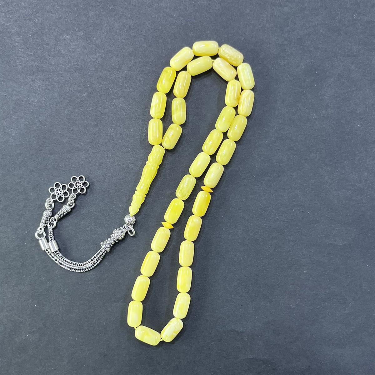 Kaliningrad Damla Kehribar Kapsül Tespih 6*11 (mm)