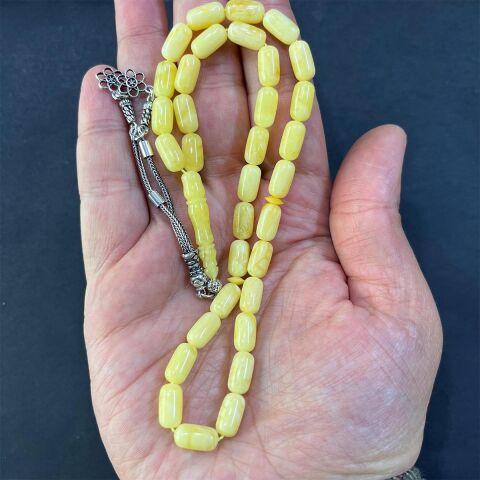 Kaliningrad Damla Kehribar Kapsül Tespih 6*11 (mm)