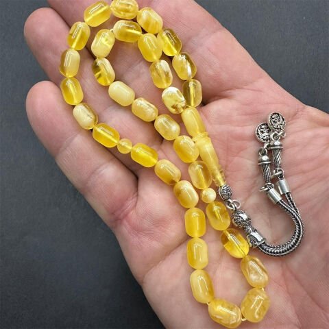 N.N Kaliningrad Damla Kehribar Tespih 6,5*9,5 (mm)