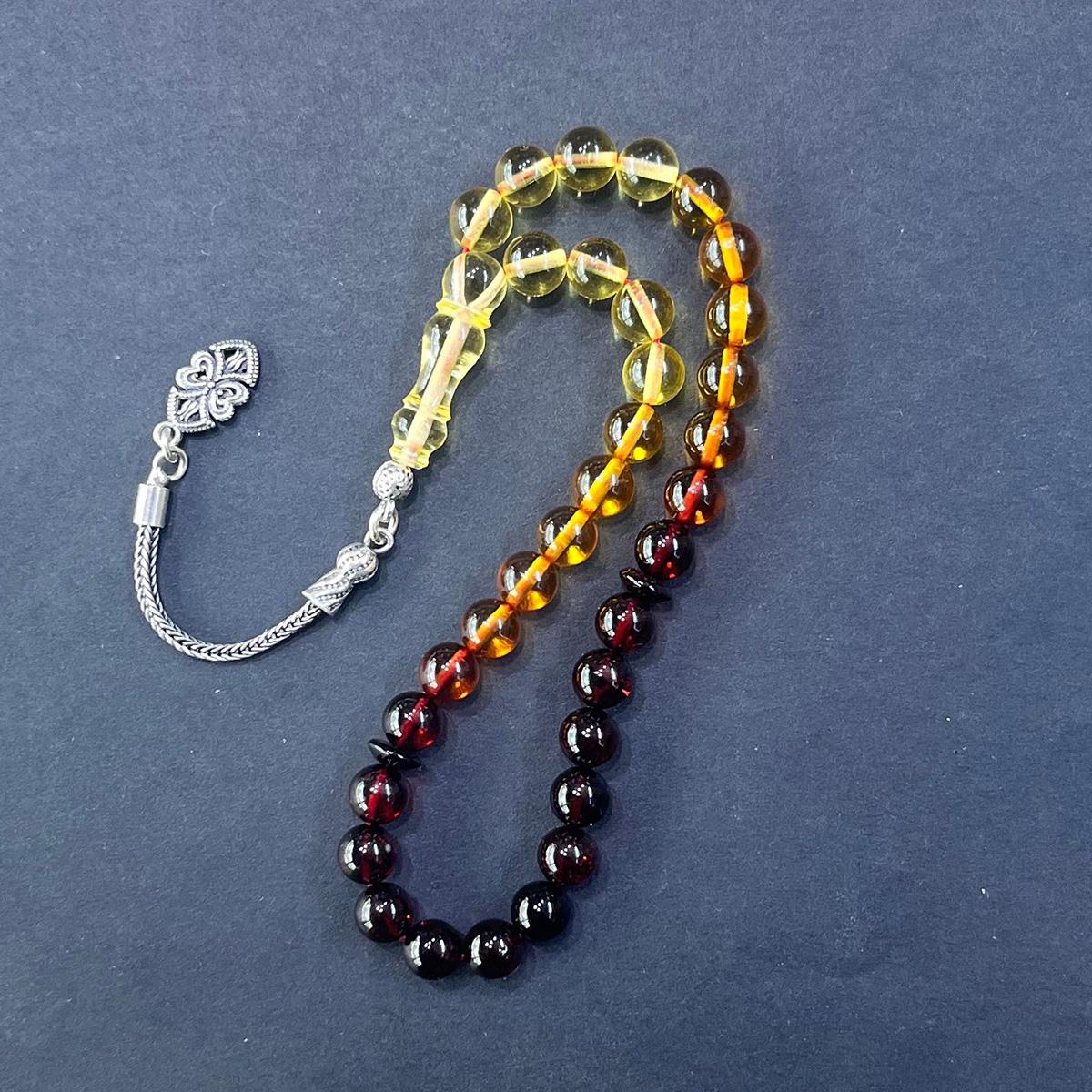 Litvanya Damla Kehribar Tespih 6,5 (mm)