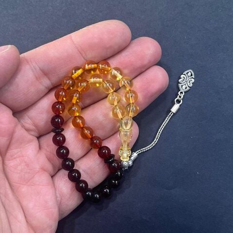 Litvanya Damla Kehribar Tespih 6,5 (mm)