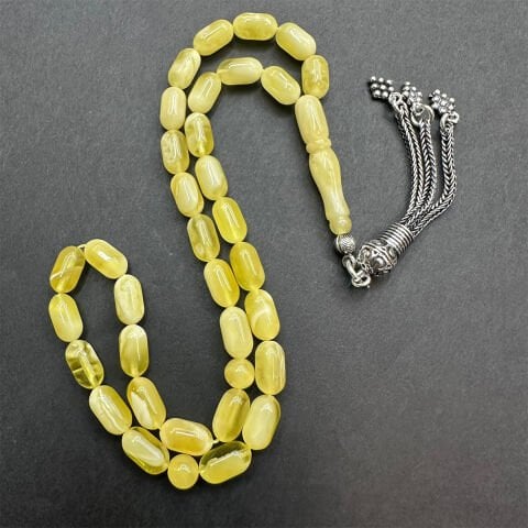 N.N Kaliningrad Damla Kehribar Kapsül Tespih 5*9 (mm)-1